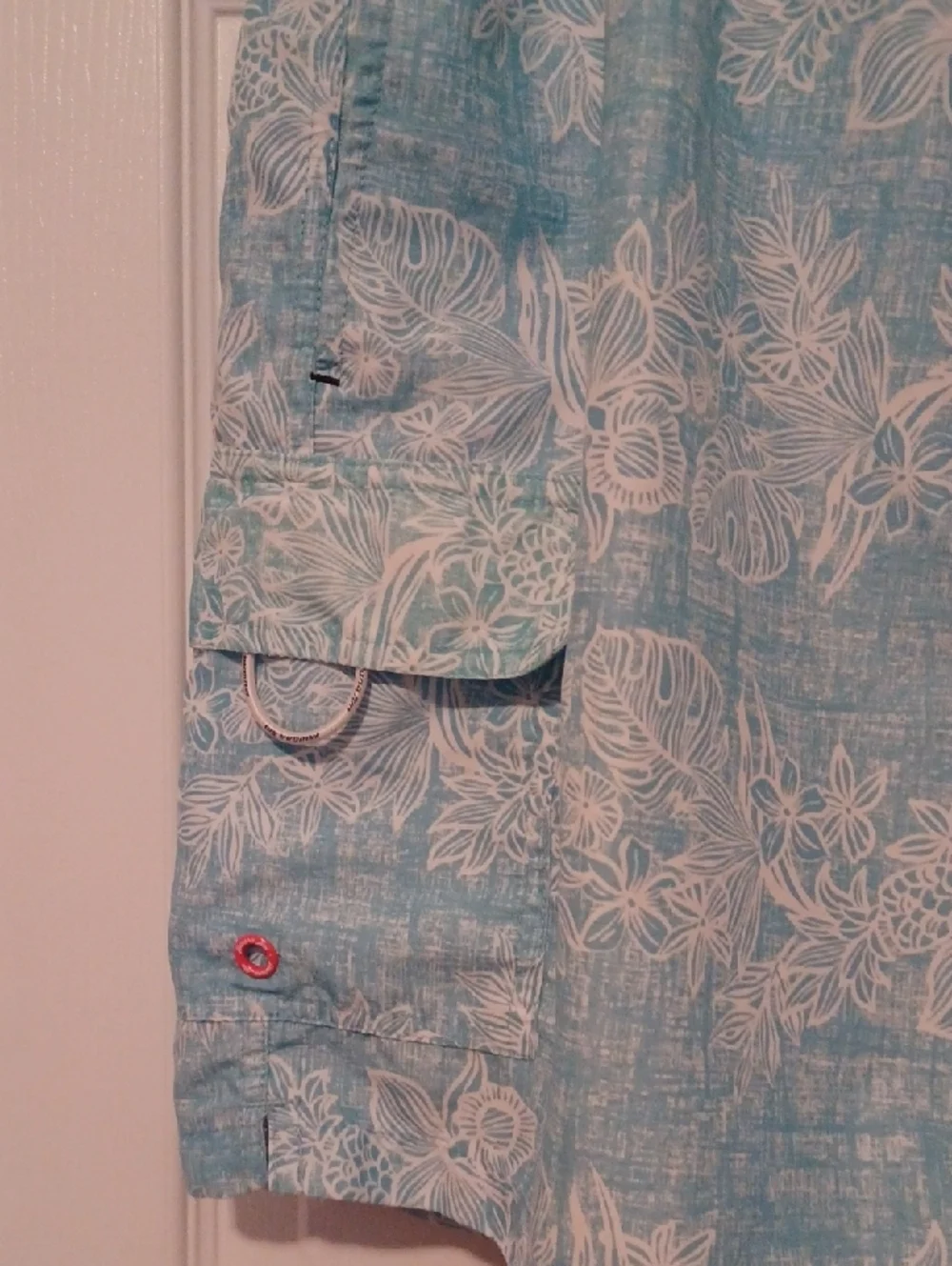 -- Havana Jim Blue Tropical Swim Trunks Men's Size XXLarge Casual